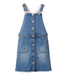 NWOT | Mini Boden | denim dungaree dress | size 11/12
